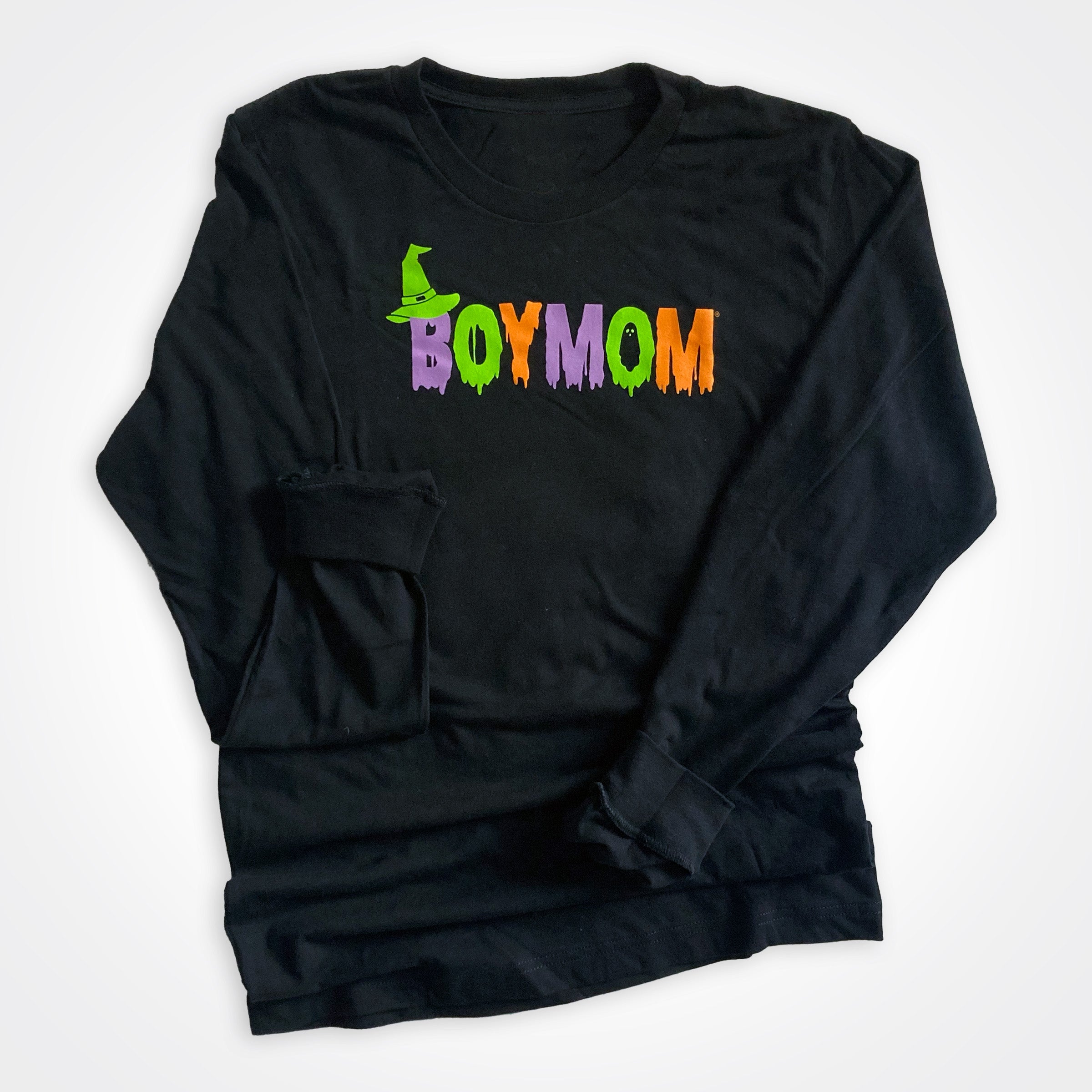 Haunted Boymom Tee Black Long Sleeve