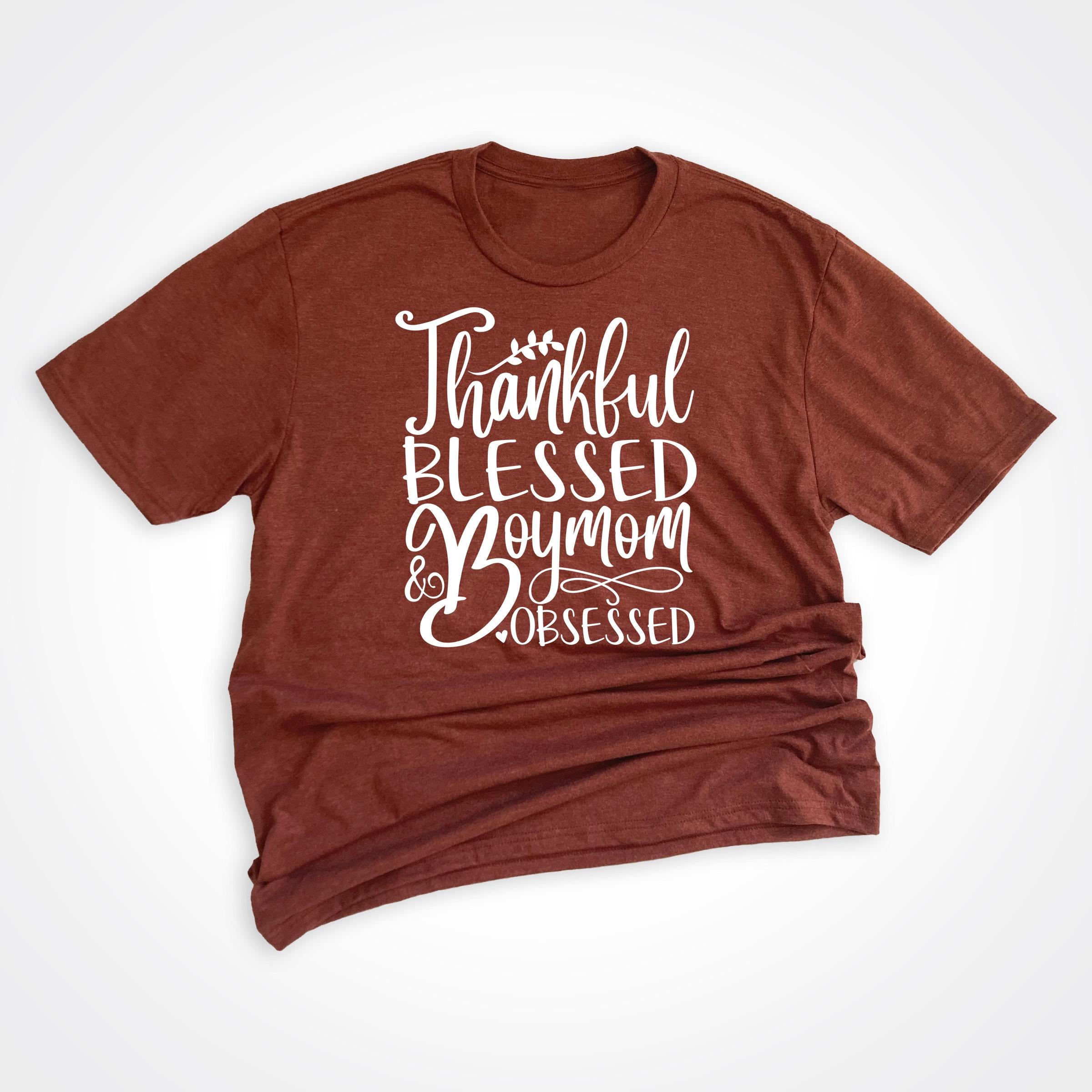 Boymom® Thankful Blessed & Boymom Obsessed