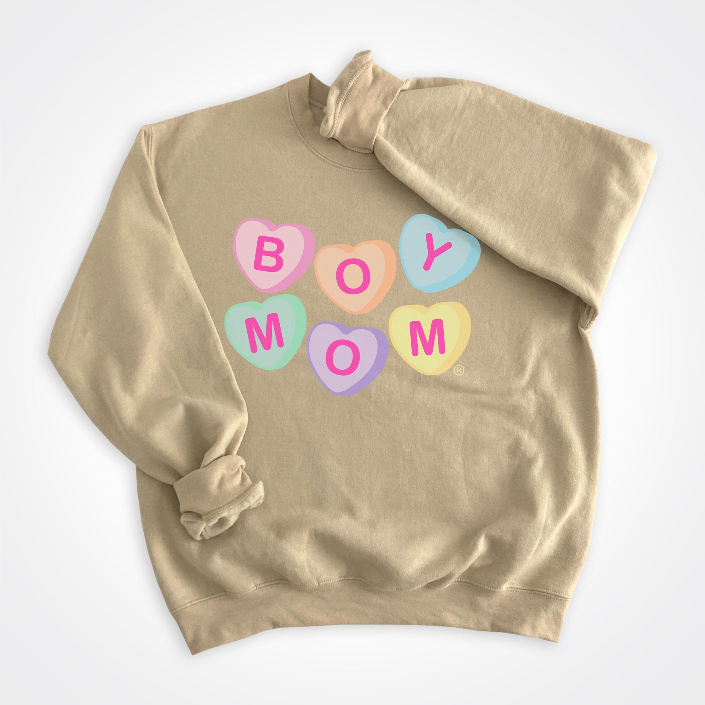 Boymom® Candy Hearts Crewneck Sweatshirt