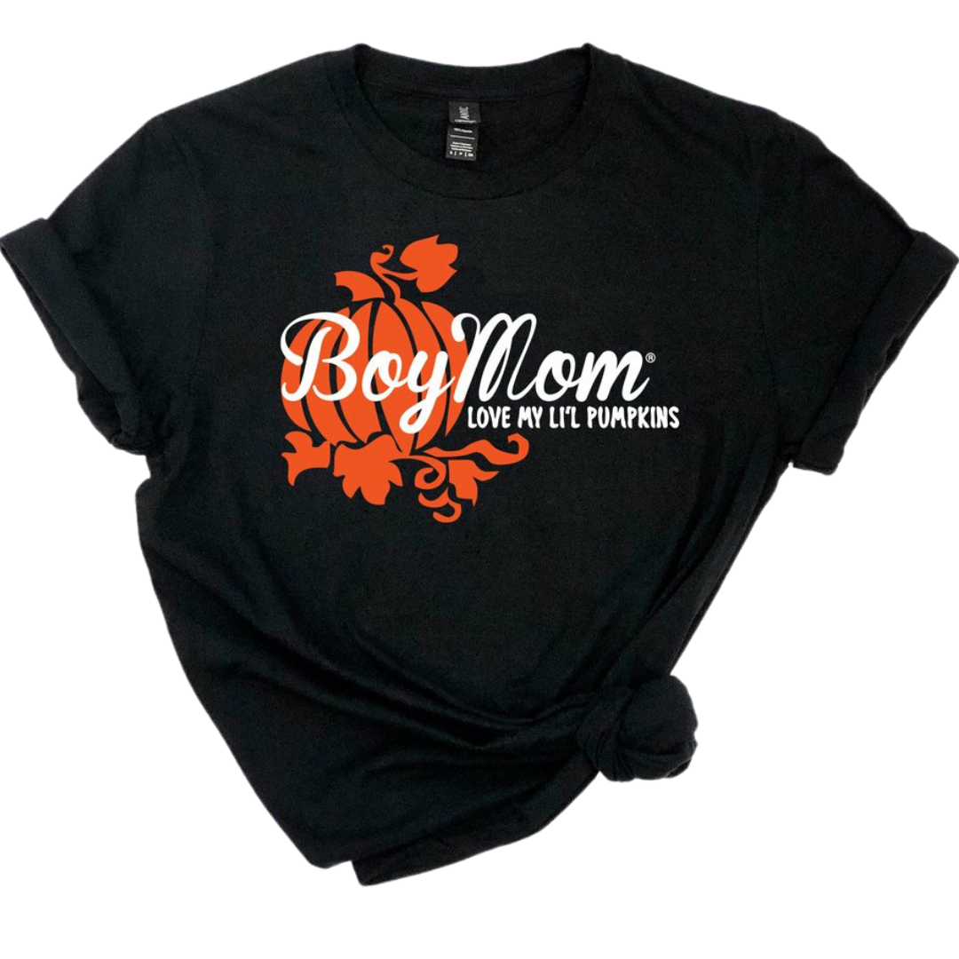 Boymom Pumpkins (PLURAL) - Black Crew Tee